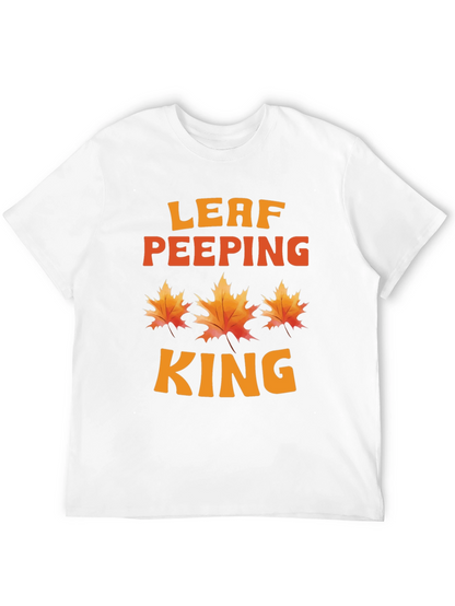 Leaf Peeping King T-Shirt - Autumn Season