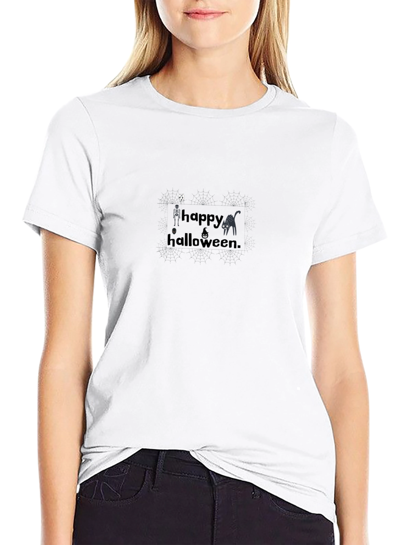 Happy Halloween Black T-Shirt