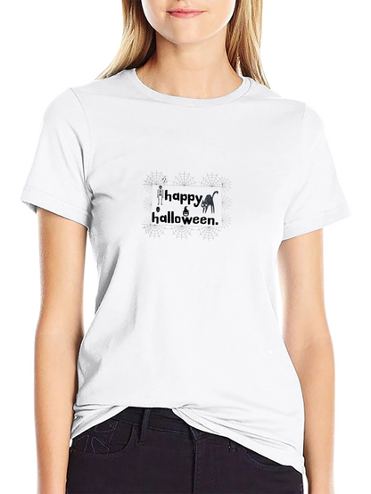 Happy Halloween Black T-Shirt