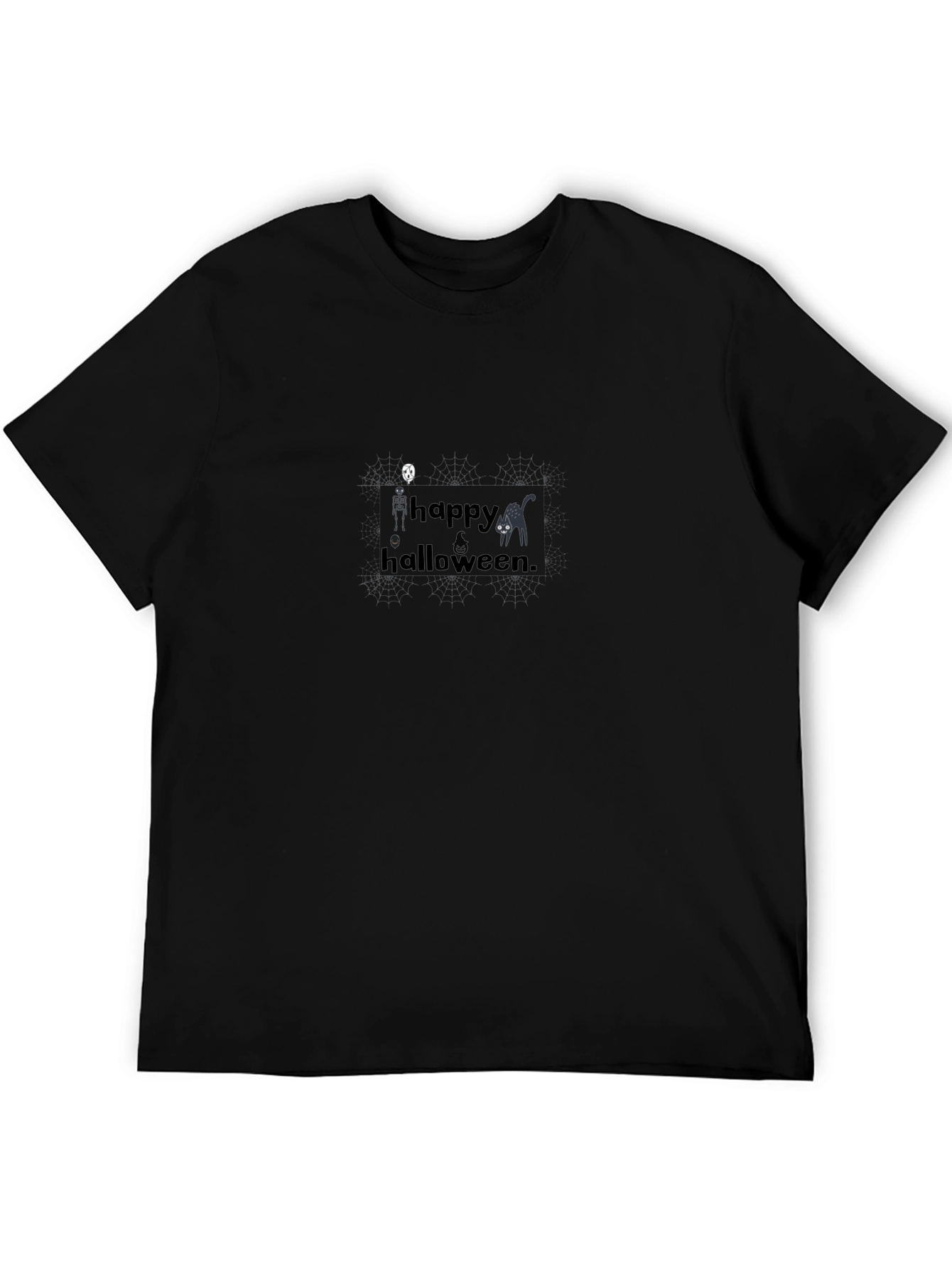 Happy Halloween Black T-Shirt