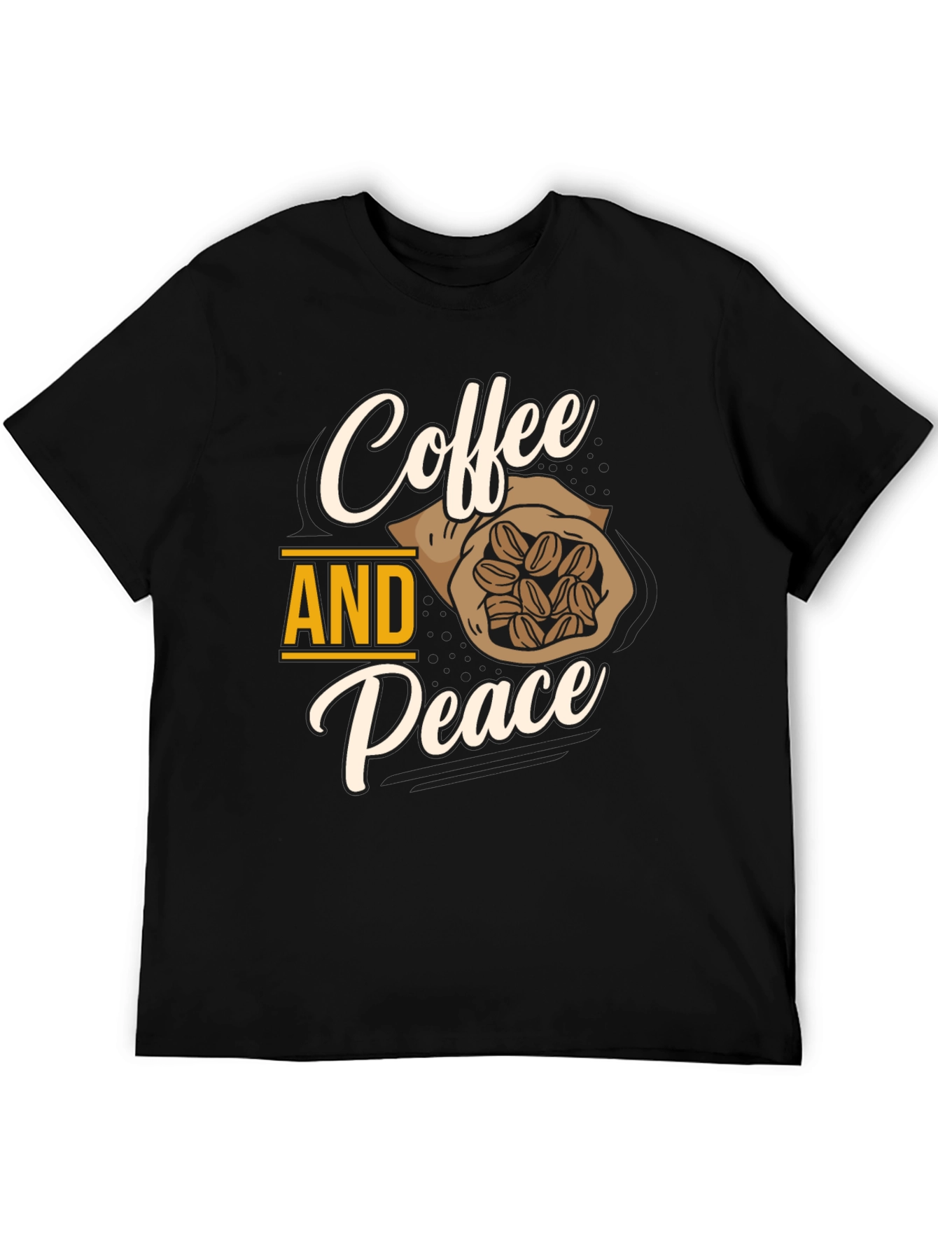 Coffee and Peace Graphic T-Shirt