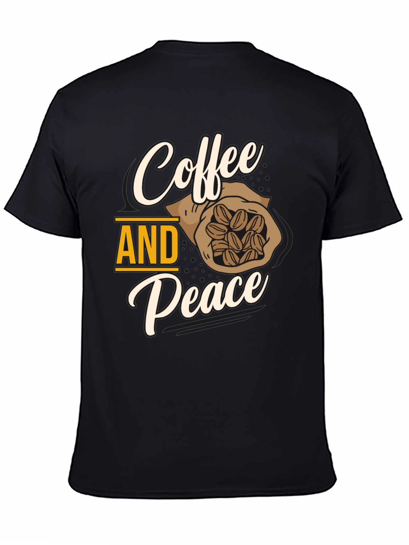 Coffee and Peace Graphic T-Shirt