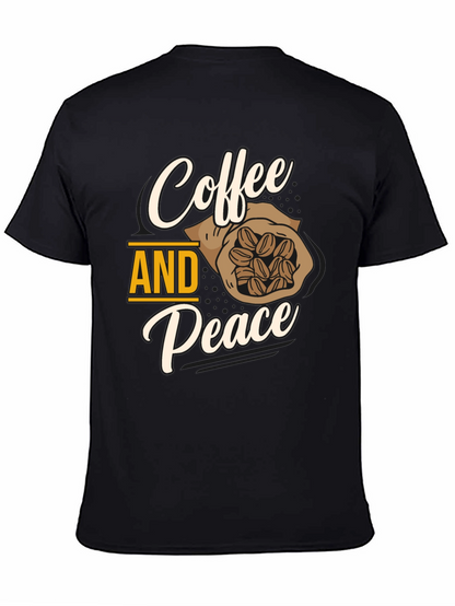 Coffee and Peace Graphic T-Shirt