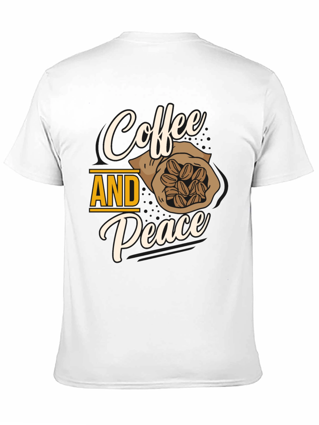 Coffee and Peace Graphic T-Shirt