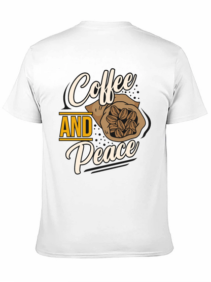 Coffee and Peace Graphic T-Shirt