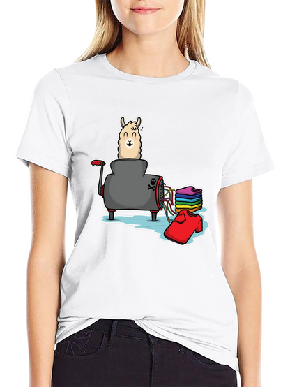 Llama T-Shirt - Whimsical Design