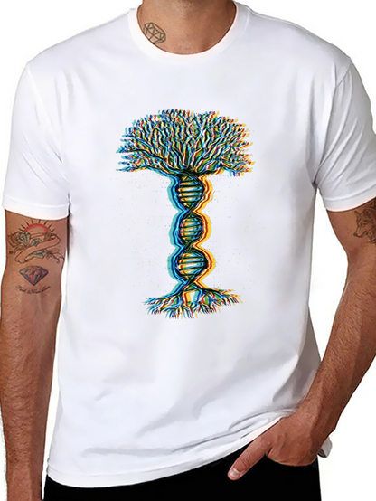 DNA Tree of Life Graphic Tee - Black