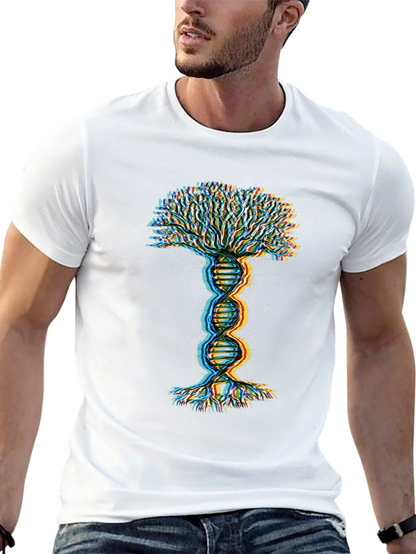 DNA Tree of Life Graphic Tee - Black