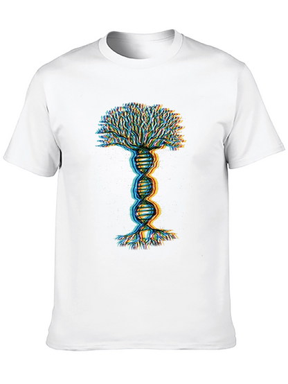 DNA Tree of Life Graphic Tee - Black