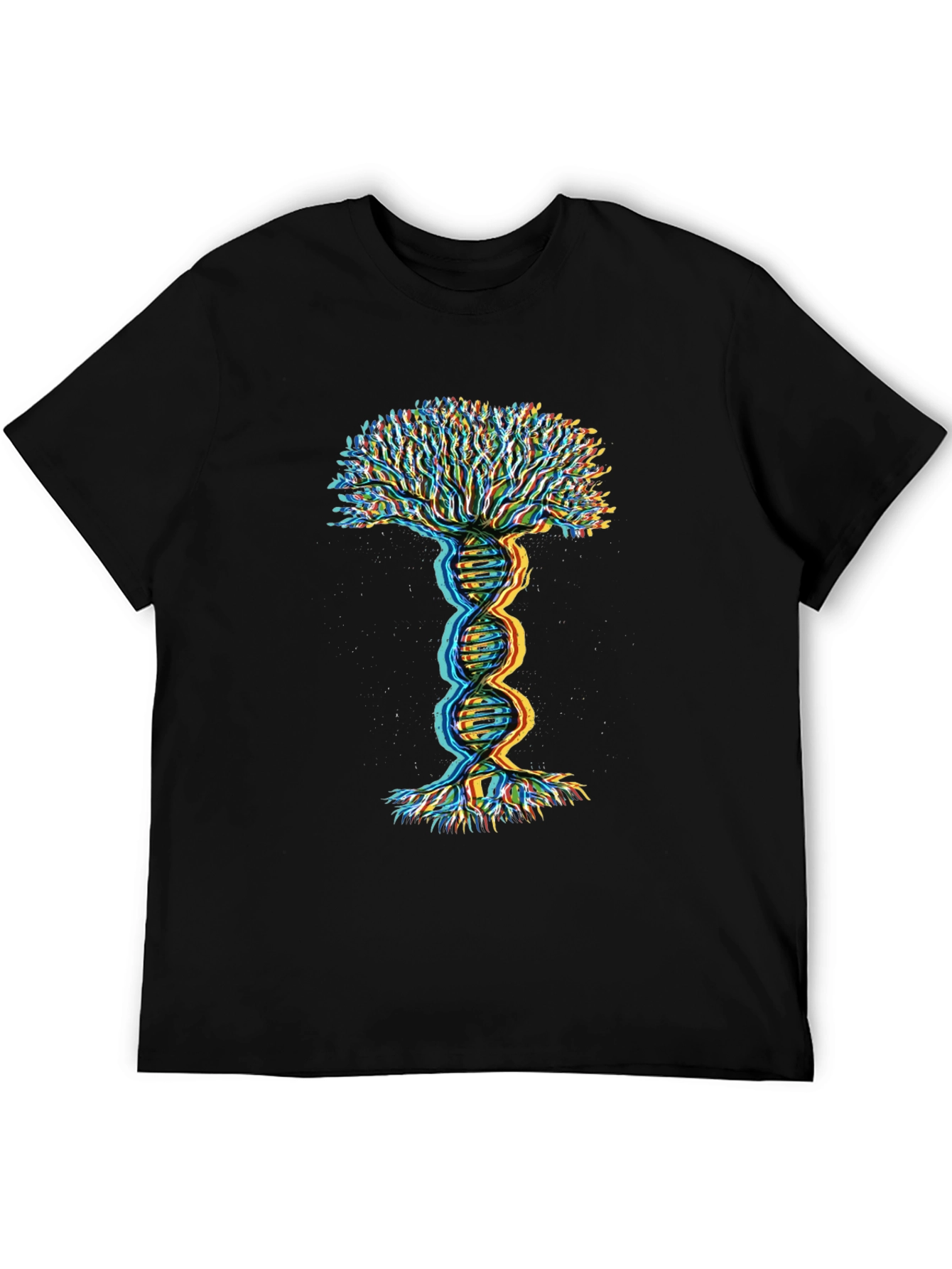 DNA Tree of Life Graphic Tee - Black