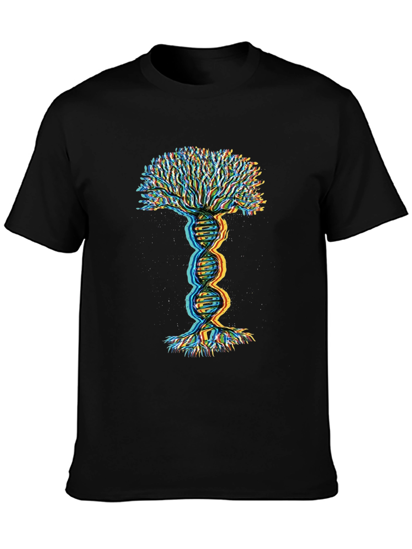 DNA Tree of Life Graphic Tee - Black