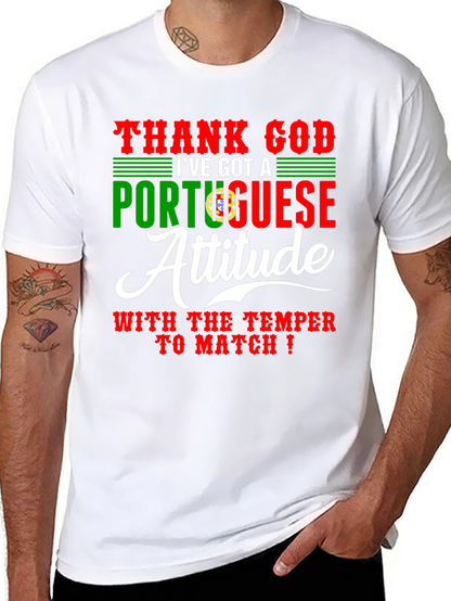 Portuguese Attitude Graphic Tee