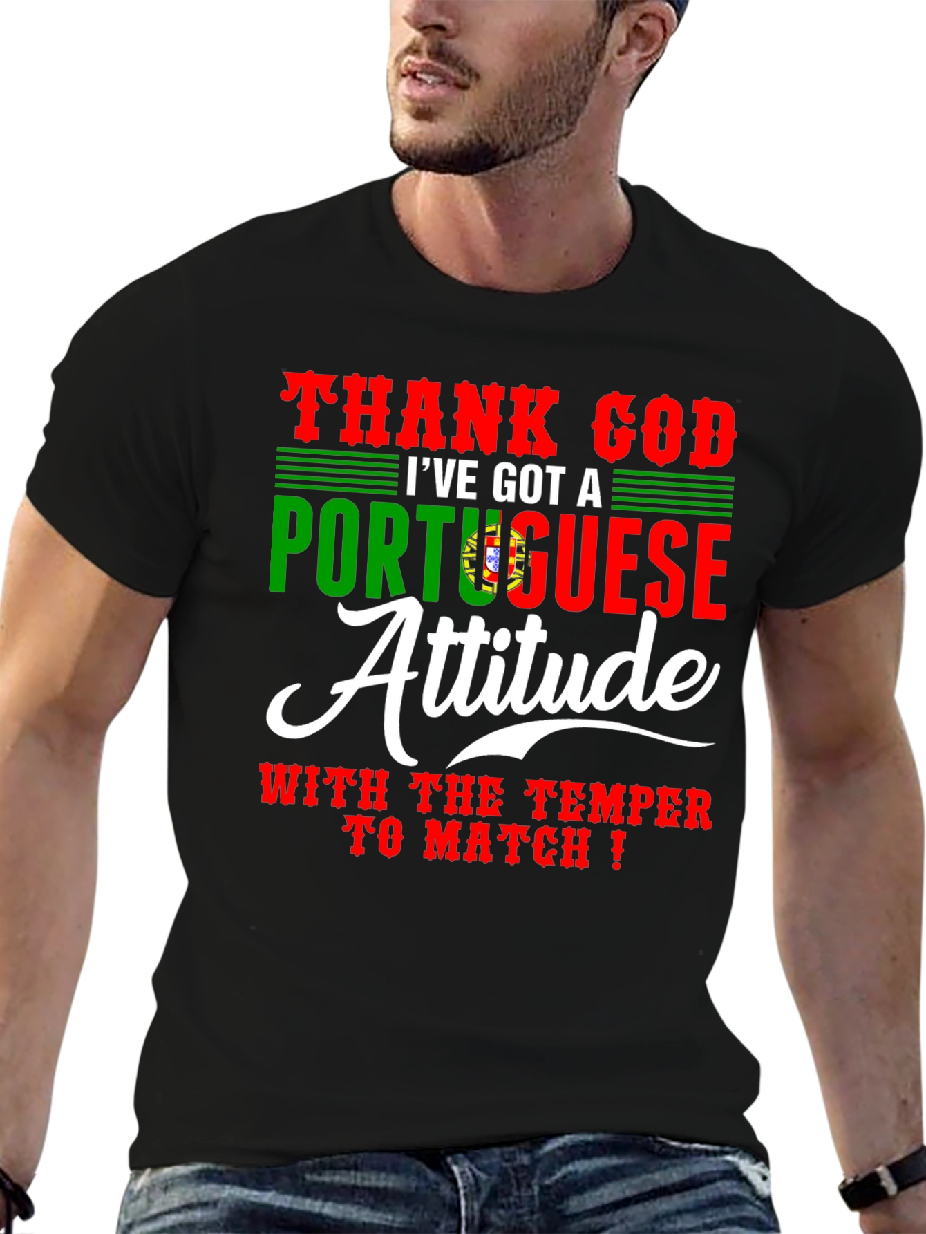Portuguese Attitude Graphic Tee
