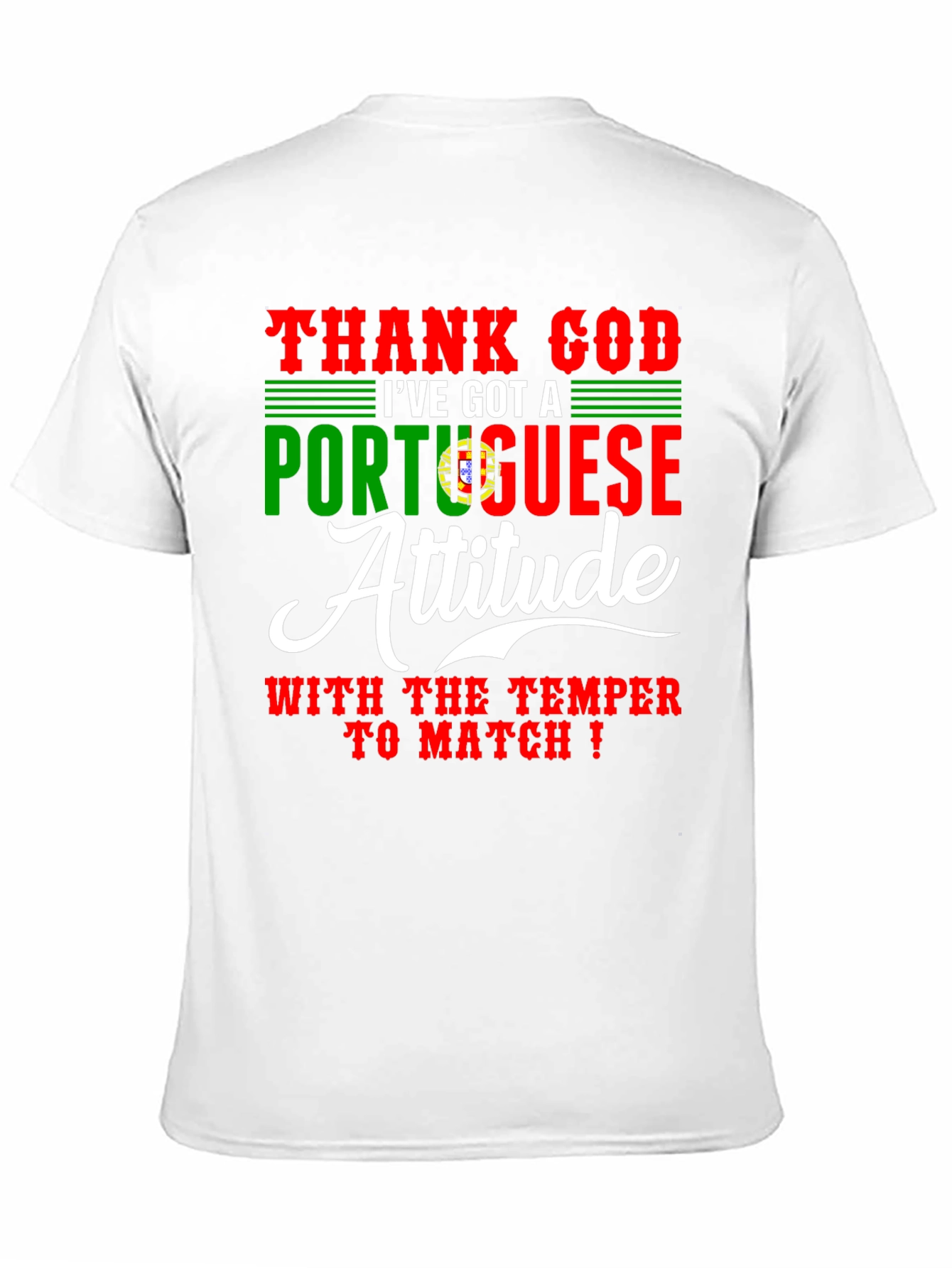 Portuguese Attitude Graphic Tee