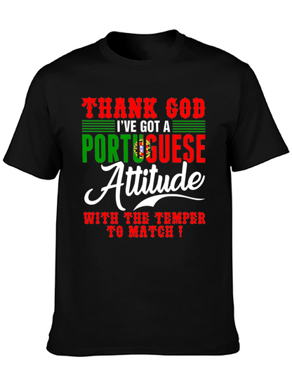 Portuguese Attitude Graphic Tee