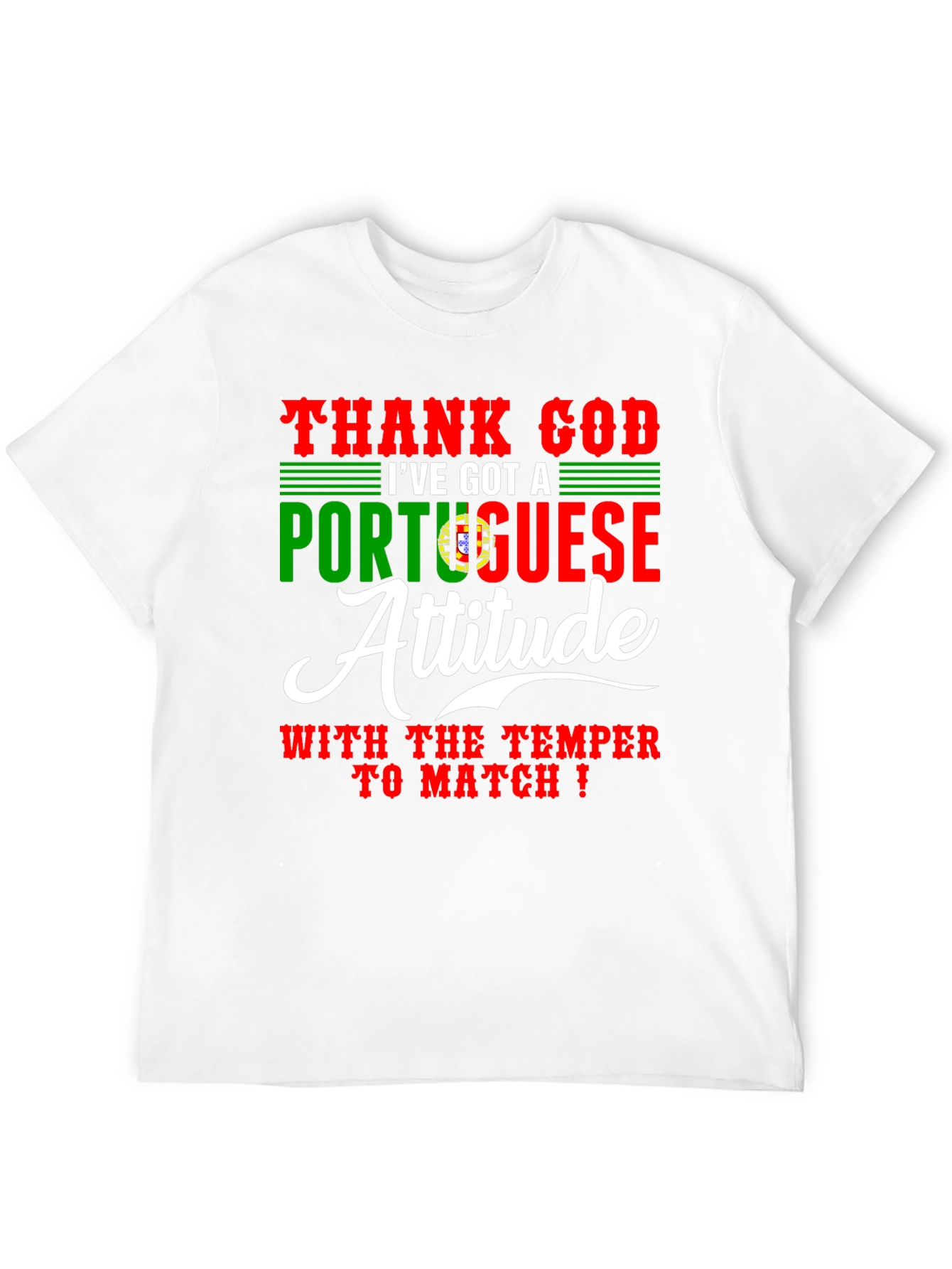Portuguese Attitude Graphic Tee