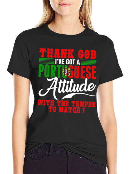 Portuguese Attitude Graphic Tee