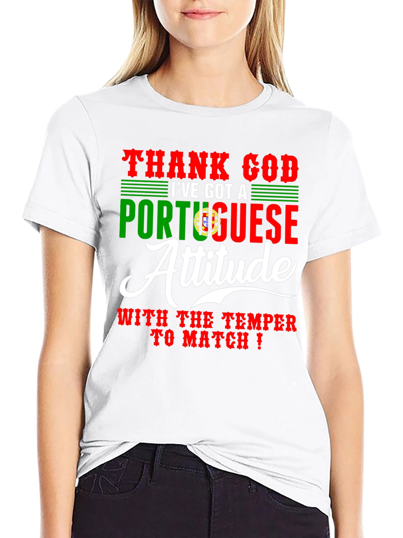 Portuguese Attitude Graphic Tee