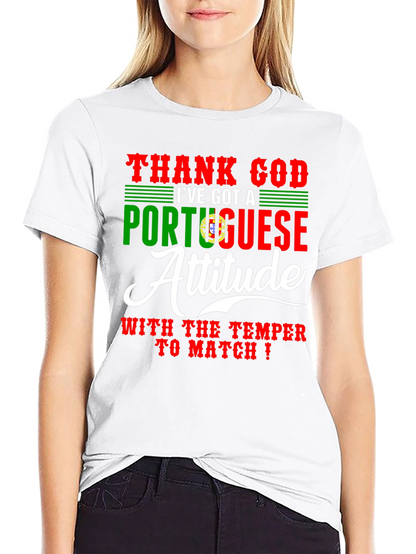 Portuguese Attitude Graphic Tee