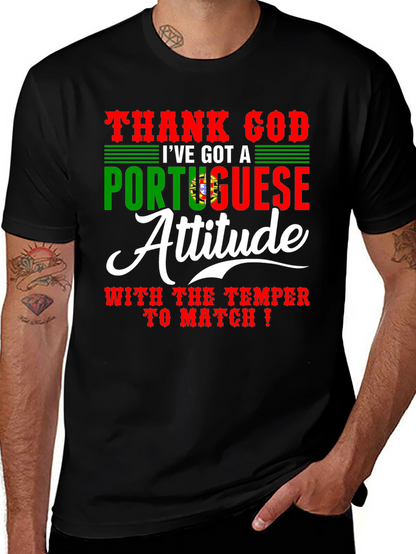 Portuguese Attitude Graphic Tee