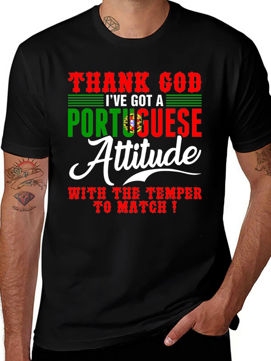 Portuguese Attitude Graphic Tee