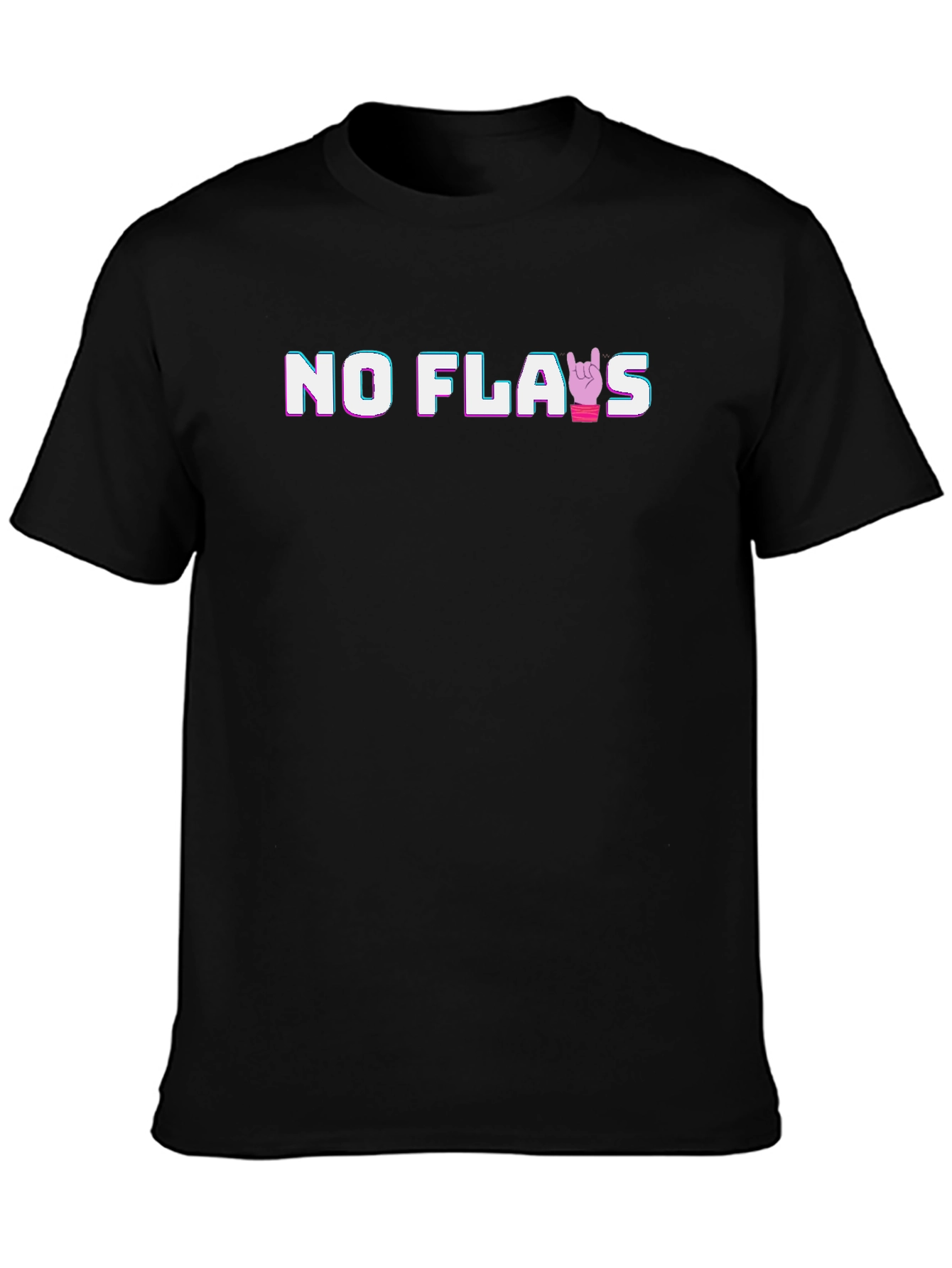 No Flaws Rock On Graphic Tee