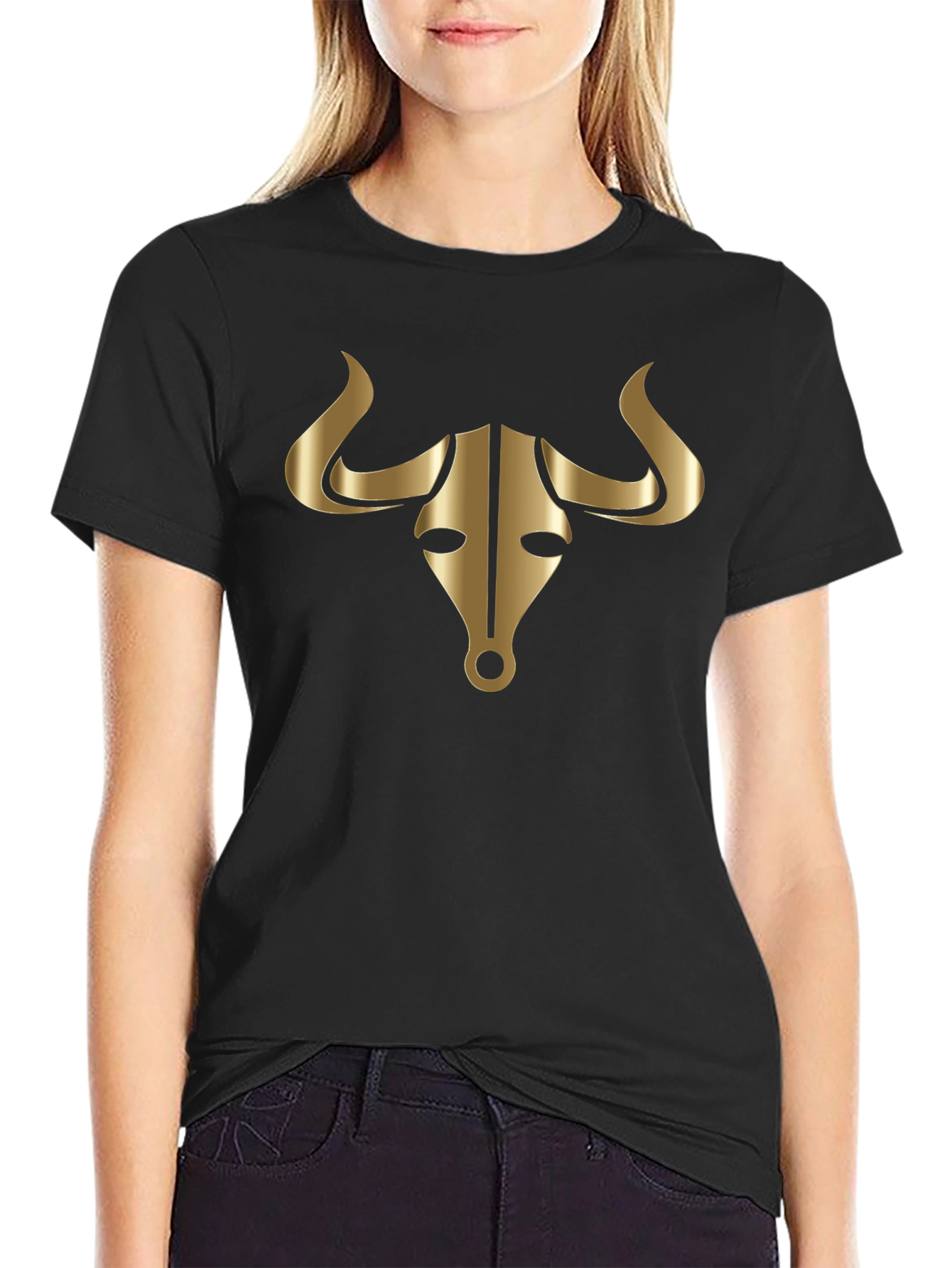 Golden Bull Graphic Tee - Mens Black T-Shirt