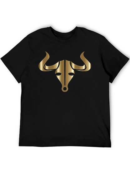 Golden Bull Graphic Tee - Mens Black T-Shirt