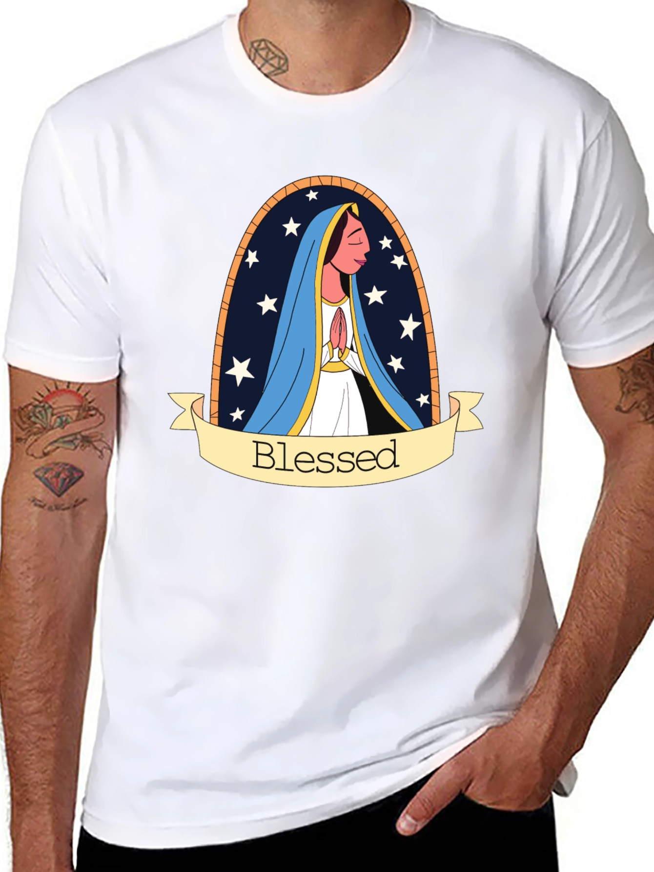 Blessed Virgin Mary Graphic T-Shirt