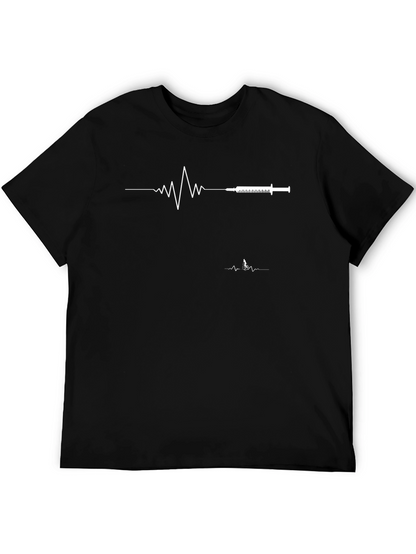 Pulse Injection T-Shirt - Novelty Graphic Tee