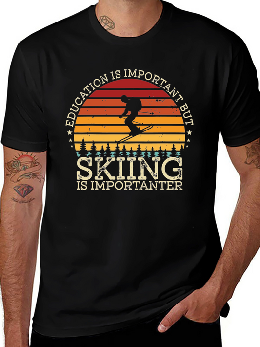 Skiing is Importanter Tee