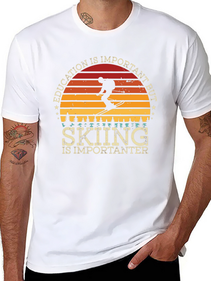 Skiing is Importanter Tee