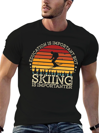 Skiing is Importanter Tee