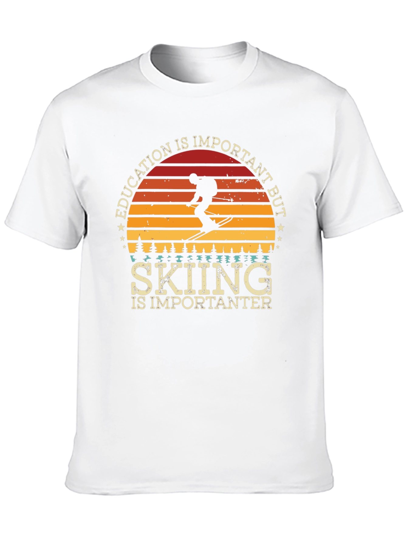 Skiing is Importanter Tee