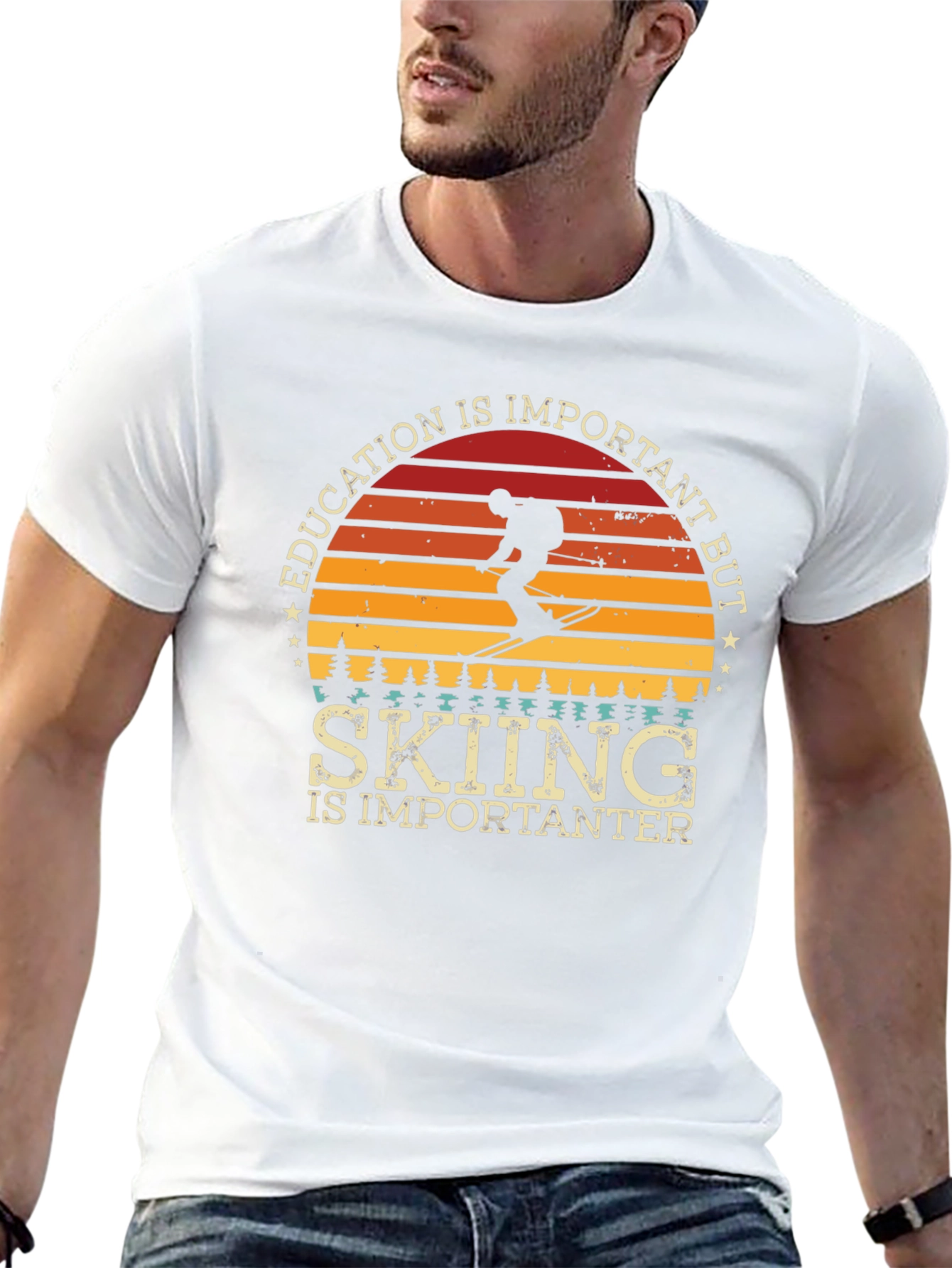 Skiing is Importanter Tee