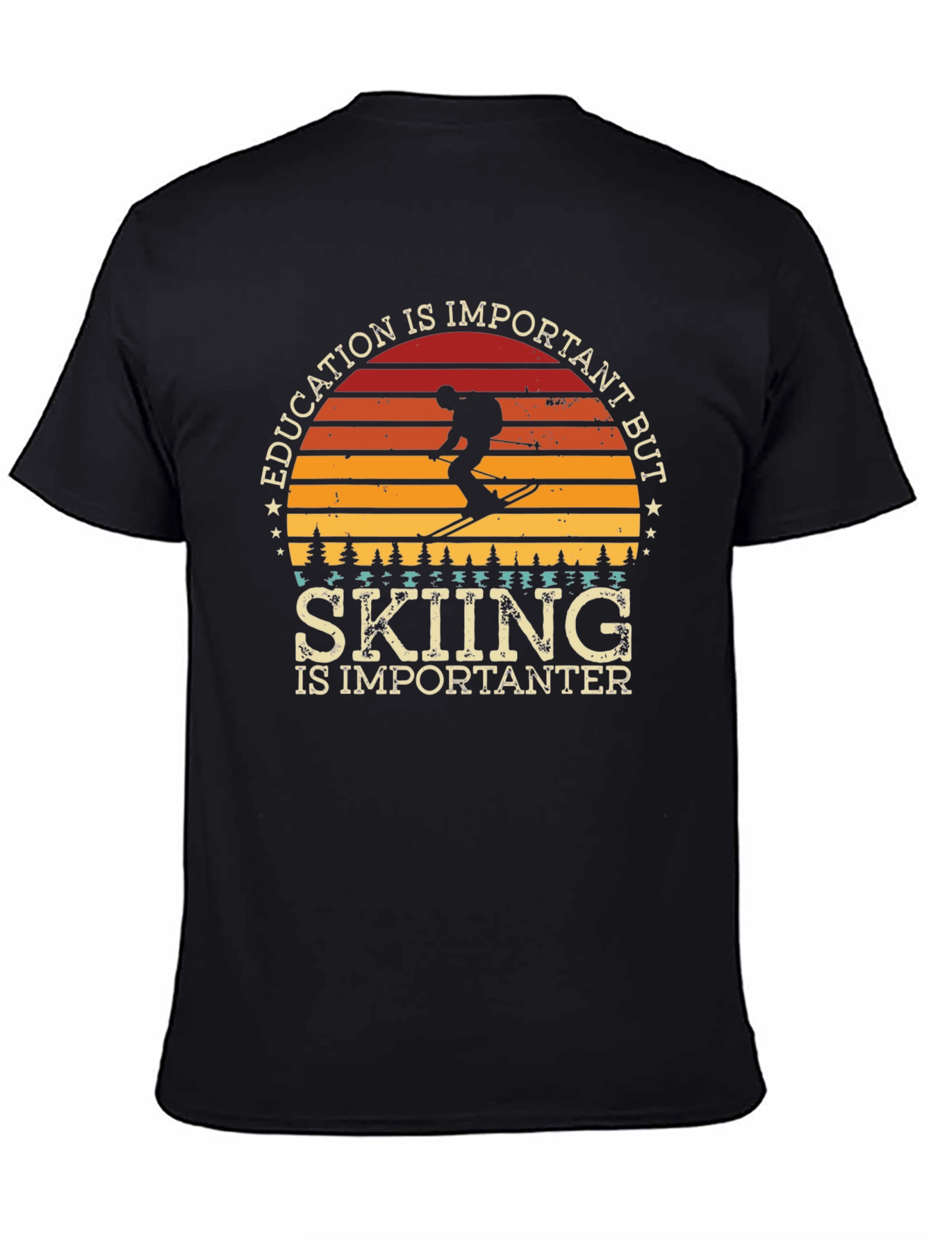 Skiing is Importanter Tee