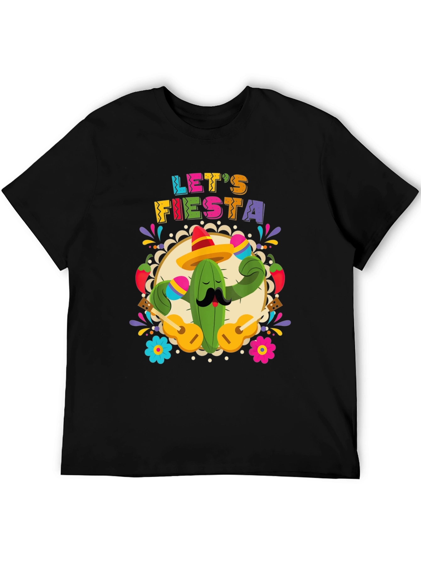 Lets Fiesta Cactus T-Shirt - Cinco De Mayo