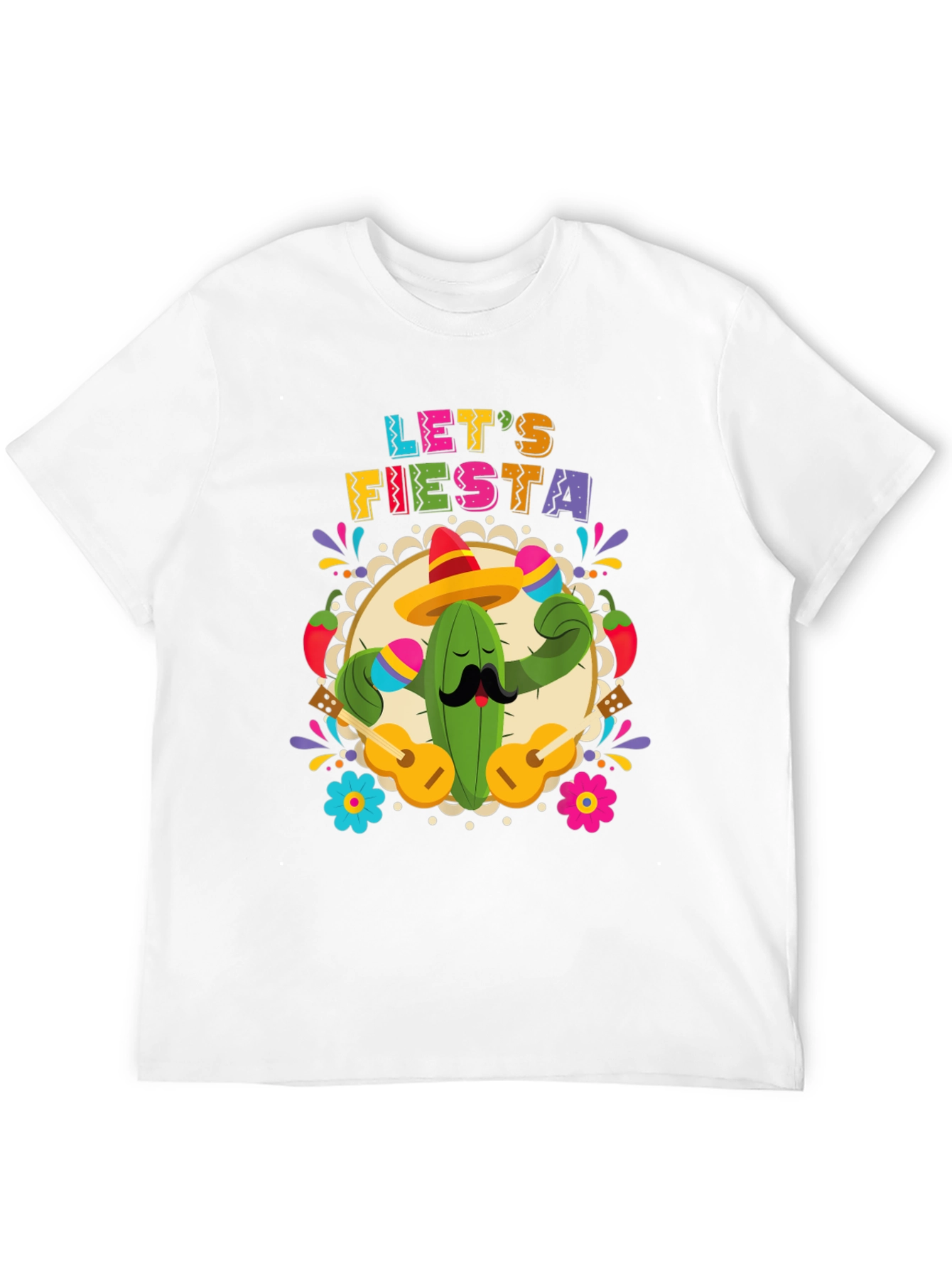 Lets Fiesta Cactus T-Shirt - Cinco De Mayo