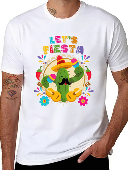 Lets Fiesta Cactus T-Shirt - Cinco De Mayo