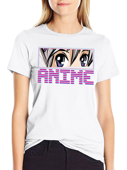 Anime Eyes T-Shirt - Unique Graphic Tee