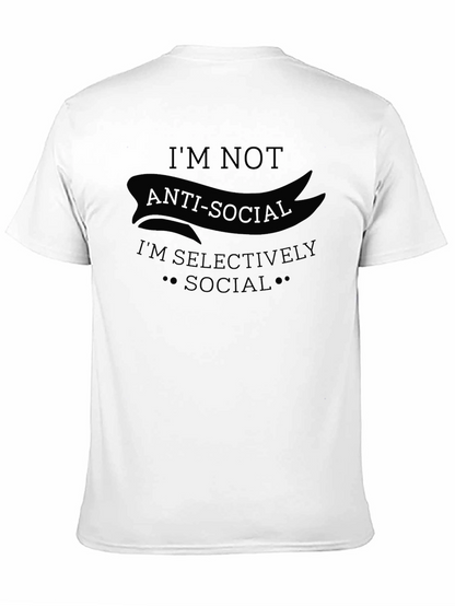 Anti-Social Selectively Social Graphic T-Shirt