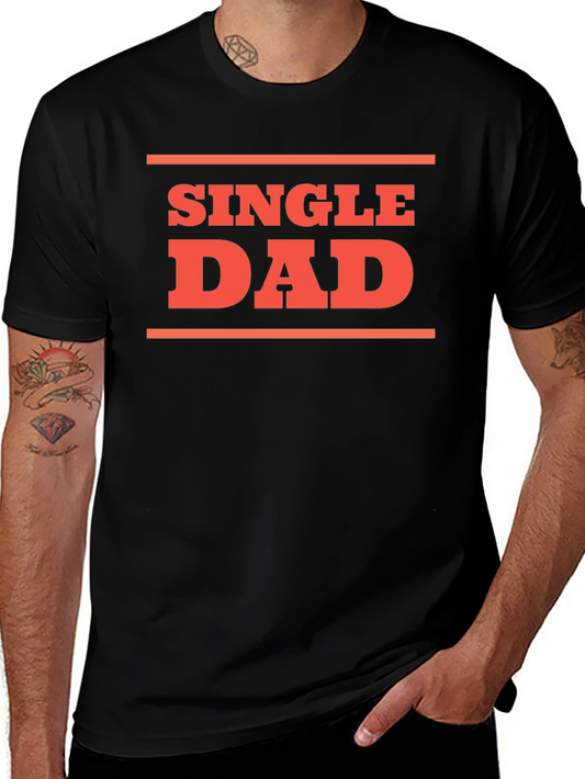 Single Dad Graphic T-Shirt - Black