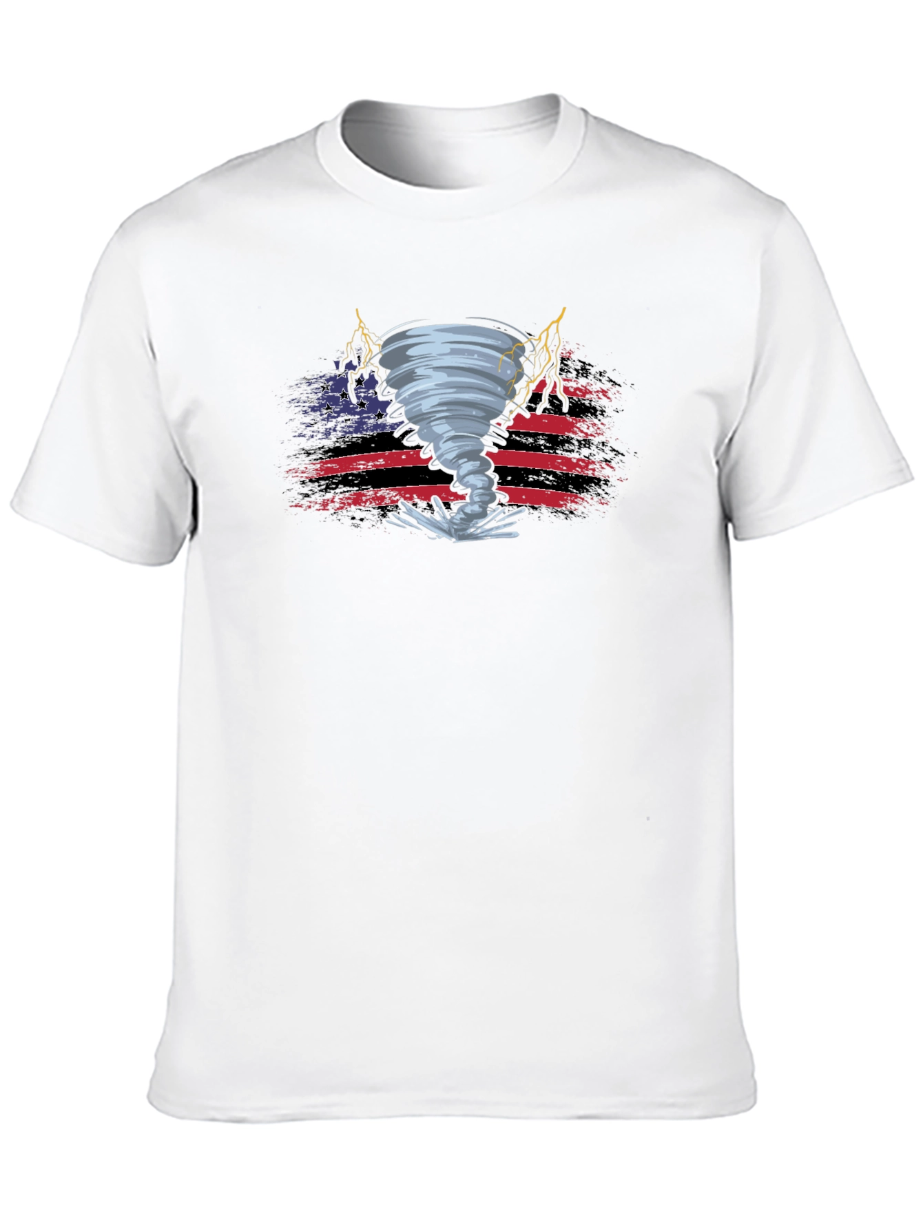 Tornado American Flag Graphic Tee