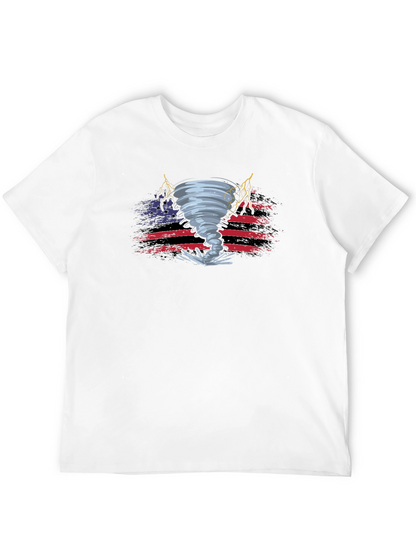 Tornado American Flag Graphic Tee
