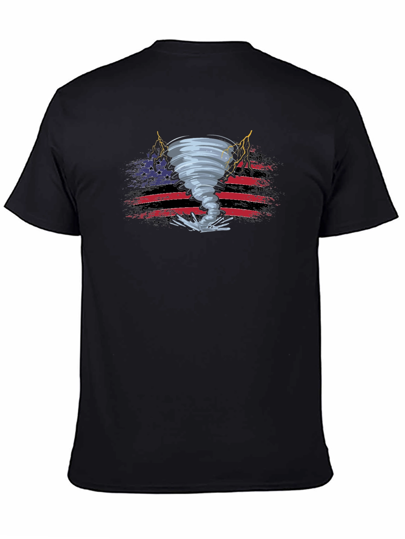 Tornado American Flag Graphic Tee