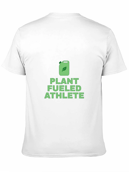 Plant Fueled Athlete Graphic Tee - Vegan Fitness Shirt