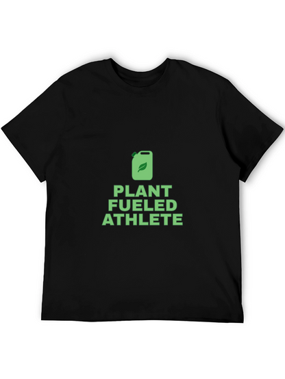 Plant Fueled Athlete Graphic Tee - Vegan Fitness Shirt