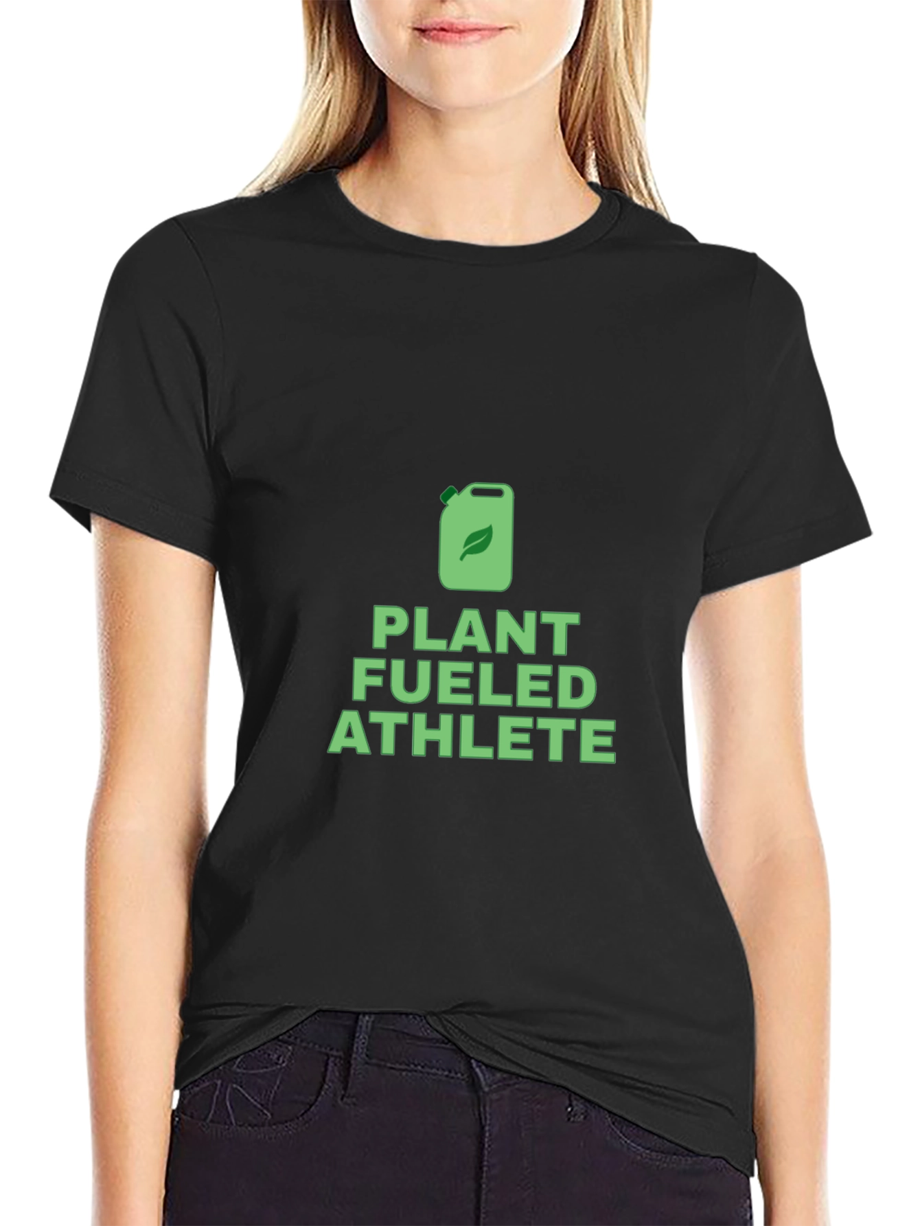 Plant Fueled Athlete Graphic Tee - Vegan Fitness Shirt