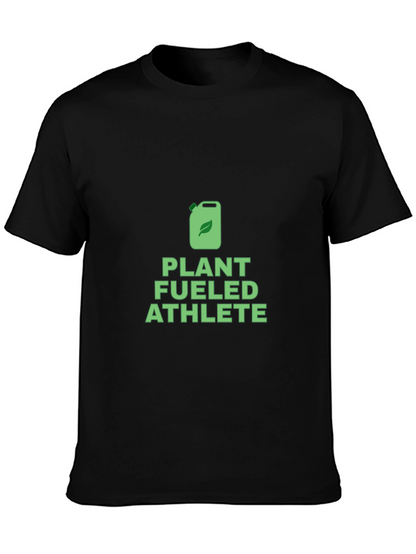 Plant Fueled Athlete Graphic Tee - Vegan Fitness Shirt