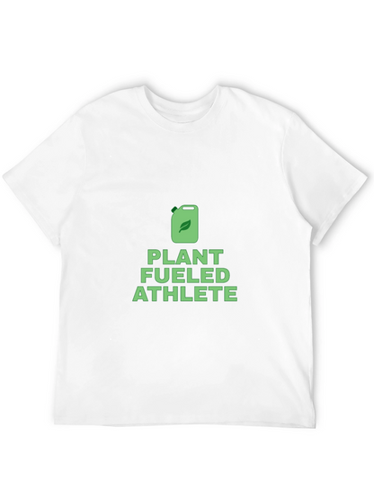 Plant Fueled Athlete Graphic Tee - Vegan Fitness Shirt